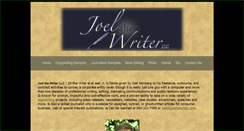 Desktop Screenshot of joelthewriter.com